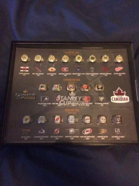 Molson Canadian Stanley Cup Ring Set and Case