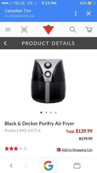 Black & Decker Purifry