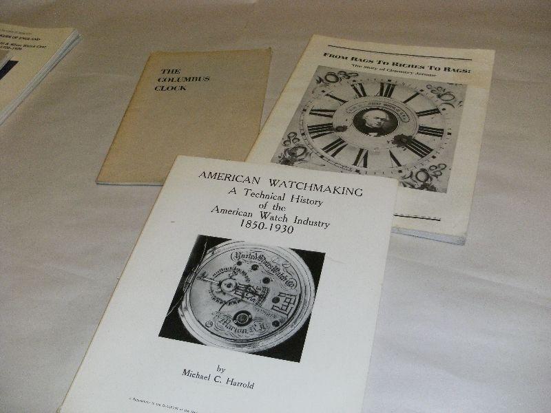 Horoligical books, for feference and study