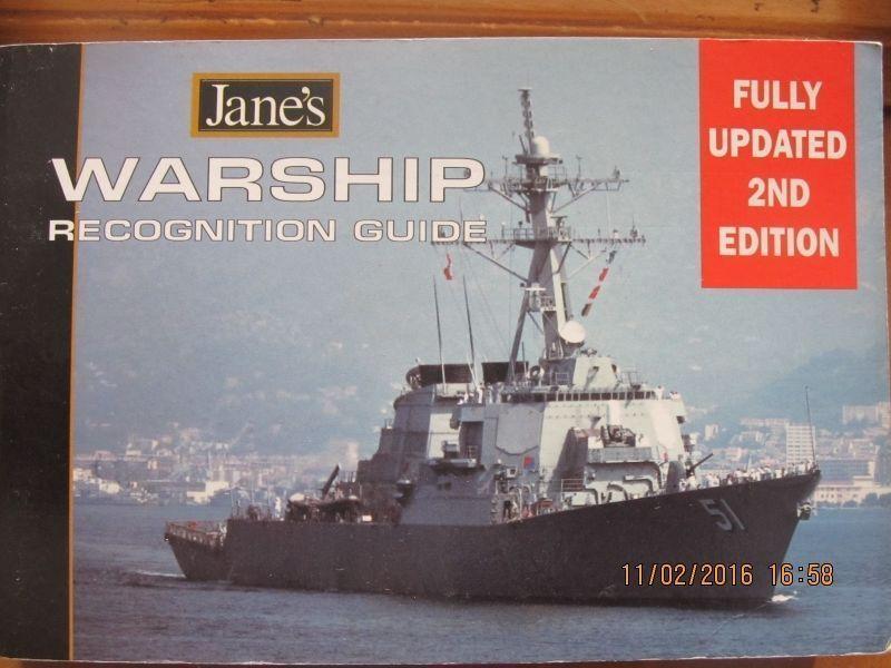 JANE'S WARSHIP RECOGNITION GUIDE - 2ND EDITION 1999