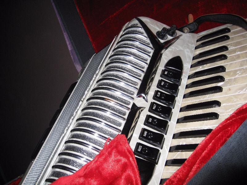 Full Size Guerrini Piano Accordion For Sale (With Pickup)