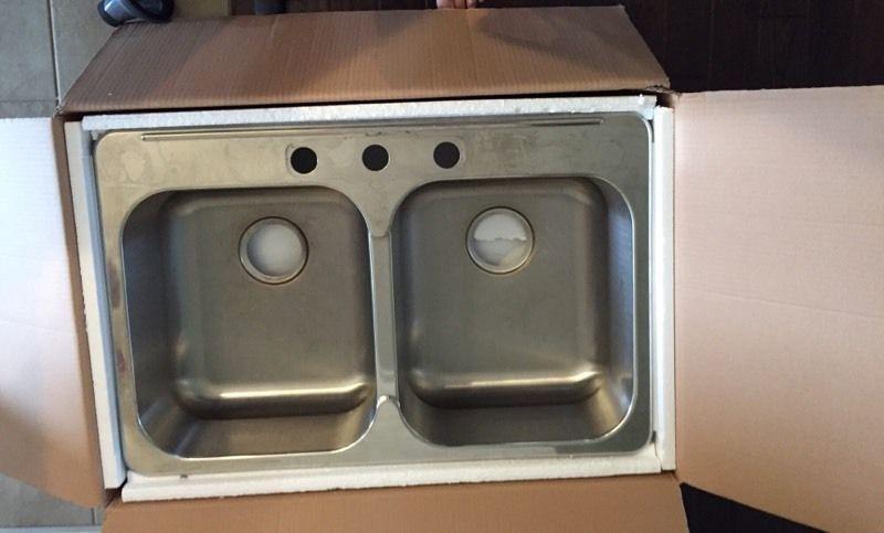 2 Bowl Stainless Steel Sink