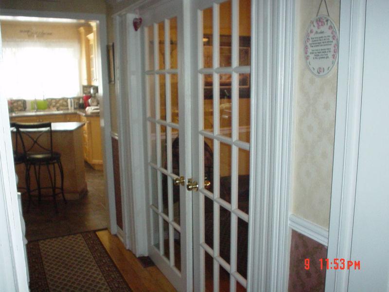 Two french doors with hardware,100.00 32