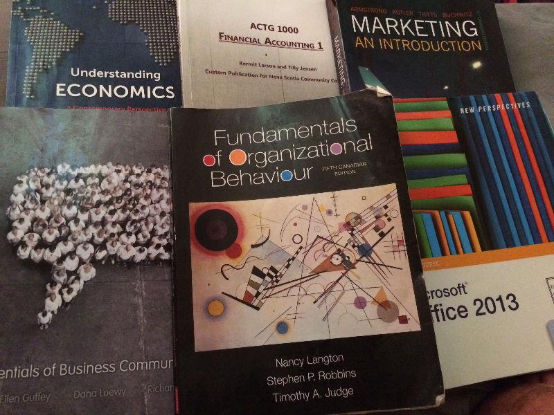 Sell first semester business textbooks