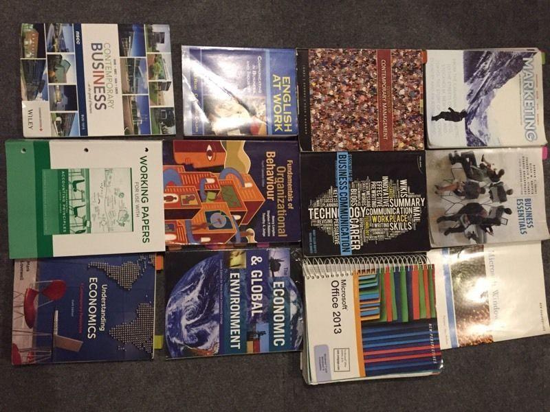1st year NSCC Buisness administration books