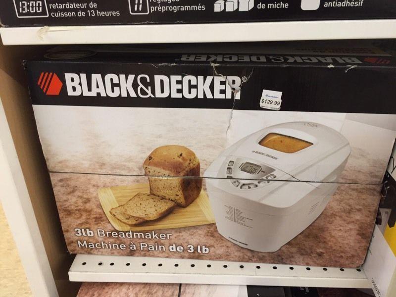 Black & Decker 3lb Deluxe All in One Breadmaker