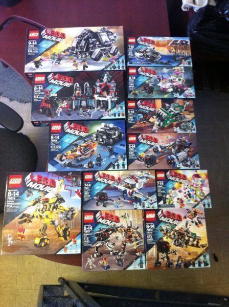 New in box Lego Movie sets. Retired, hard to find