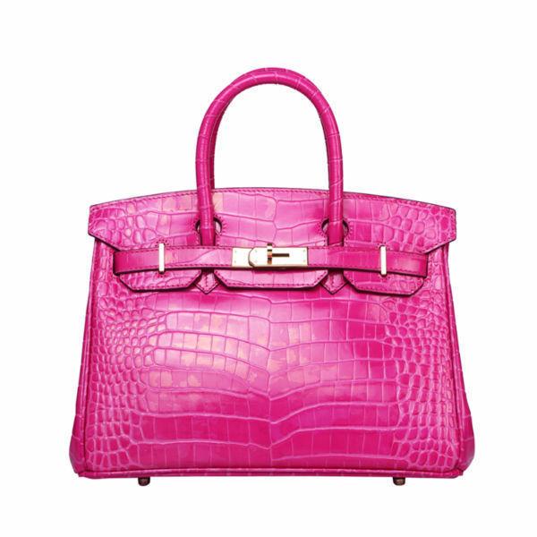 Korralaa Brand Handbag 30cm Crocodile Tote Bag for Women