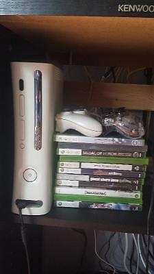 Xbox 360 with 11 games
