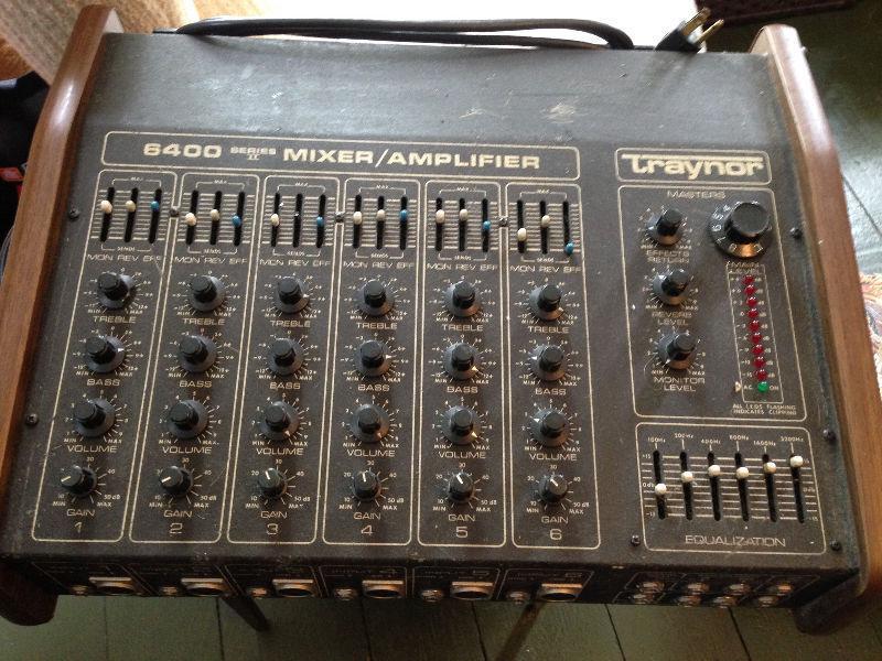 Traynor 6400 mixer amp (one owner)
