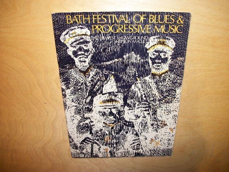 1970 BATH FESTIVAL OF BLUES & PROGRESSIVE MUSIC Concert Prog