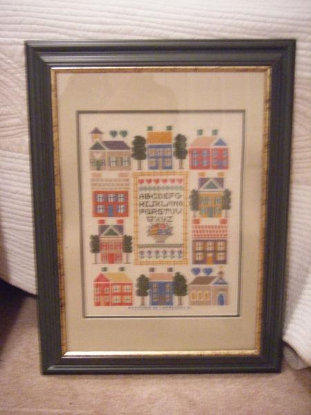 TWO FRAMED CROSS STITCH SAMPLERS