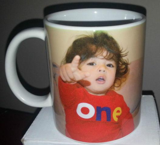 Personalized Pictures and Logos on Ceramic Mugs & Tshirts