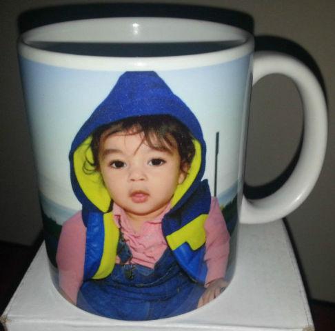 Personalized Pictures and Logos on Ceramic Mugs & Tshirts