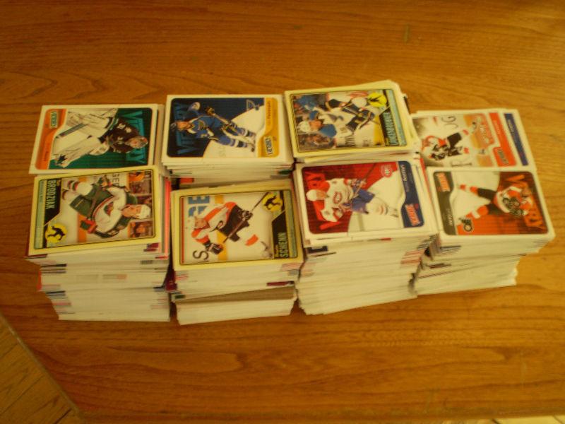 lot de carte de hockey victory/score/opc & upper deck 2011-12