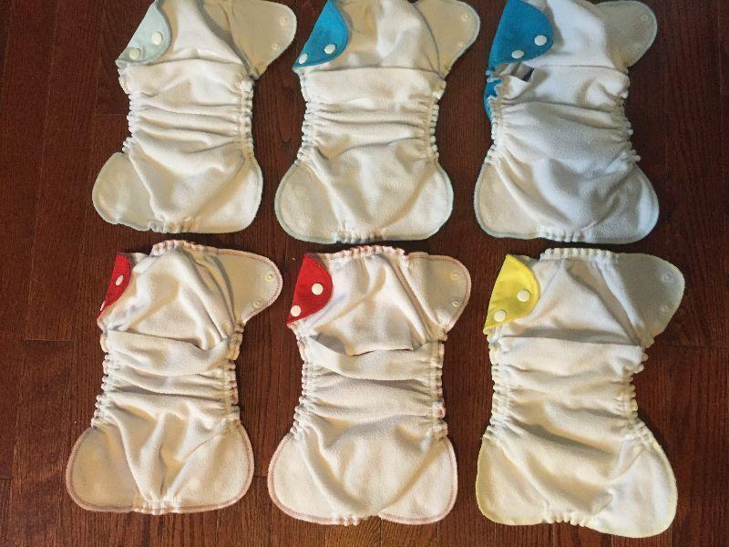 Applecheeks size 1 cloth diapers