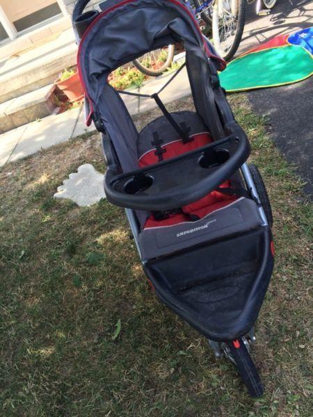 Baby trend expedition 3 wheel jogging stroller