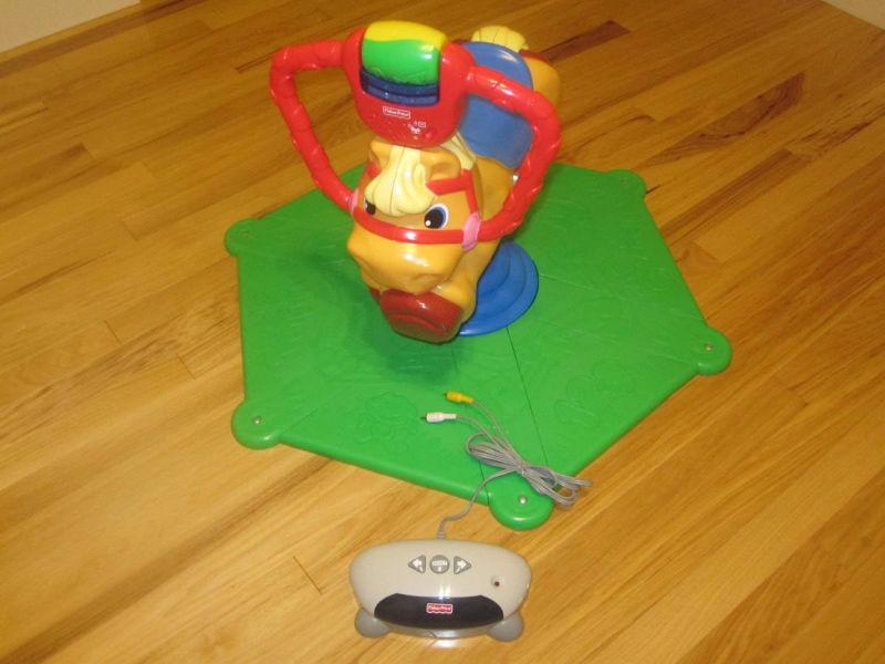 Fisher Price Laugh + Learn Smart Bounce + Spin Pony