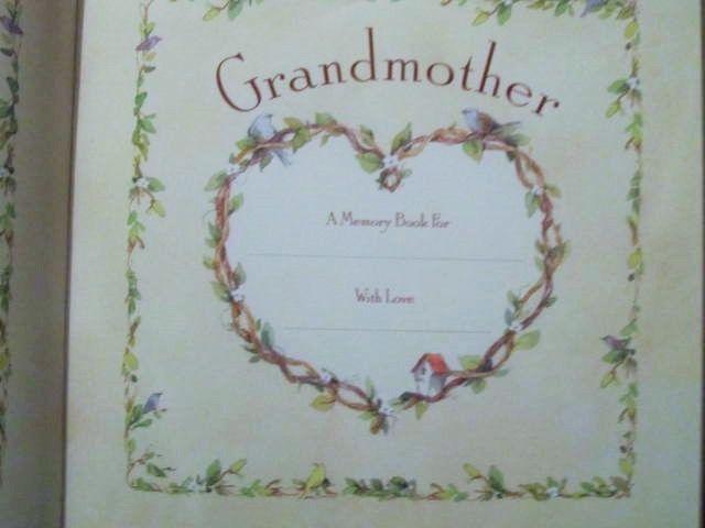 ^ GRANDMOTHER ^ A Record Book of Love ^A gift of Memories ^