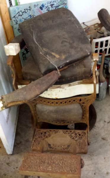 Old Barber Chair