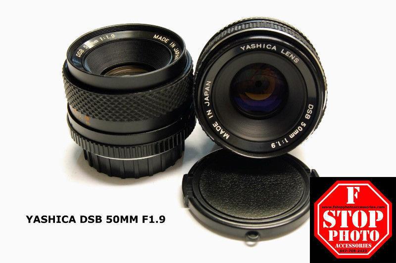 Yashica DSB 50mm f1.9 Contax CY Mount Lens (2)