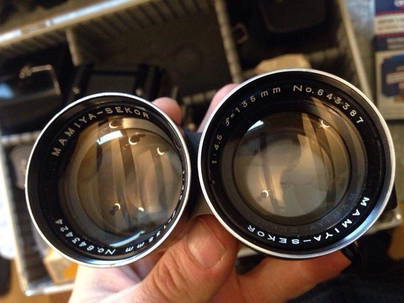 Mamiya C33 TLR Kit including three lenses