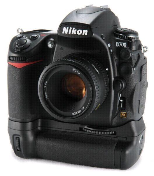 Nikon professional full frame D700 DSLR grip and lenses, trade