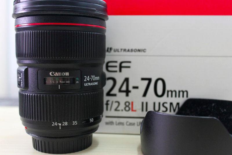 Canon EF 24-70mm f/2.8L II Lens, excellent condition
