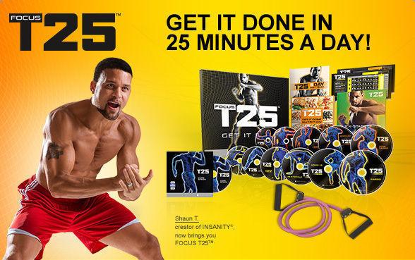 T25 -10 DVDS WITH RESISTANCE BAND BRAND NEW IN SEALED BOX