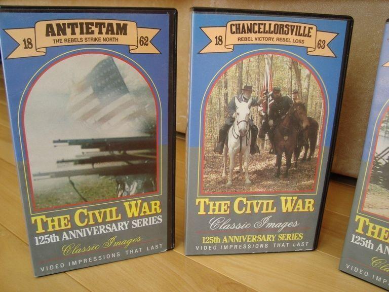 The Civil War 125th Anniversary Series 4 VHS Set -Mint Condition