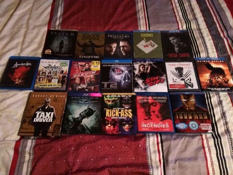 Blu rays $5 each mint condition