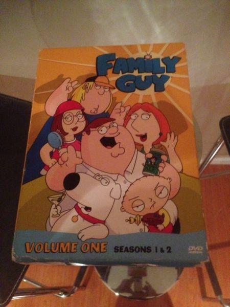 Family Guy DVD season 1 and 2