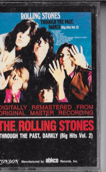 ROLLING STONES Through The Past Darkly Greatest Hits cassette