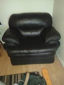 FAUX LEATHER CHAIR- GOOD CONDITION