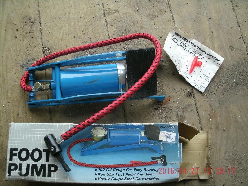 AIR PUMP FOOT OPERATED MODEL RD-TY20. 100 PSI