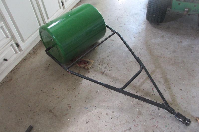 Lawn Roller With Tractor Attachment