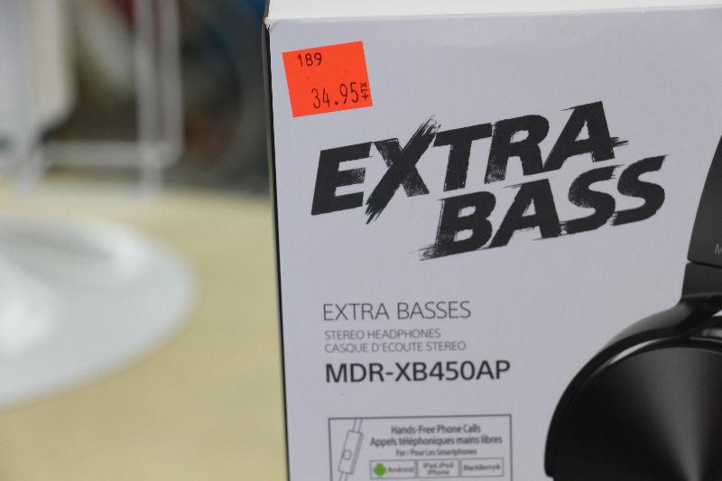 **BRAND NEW** EXTRA BASS SONY HEADSET MDR-XB450AP