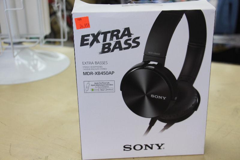 **BRAND NEW** EXTRA BASS SONY HEADSET MDR-XB450AP