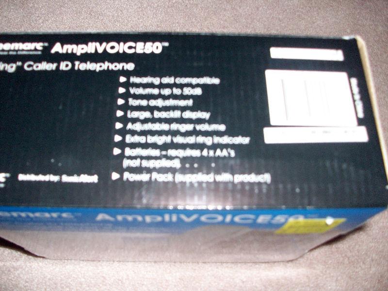 Amplivoice 50 Talking Caller ID Telephone