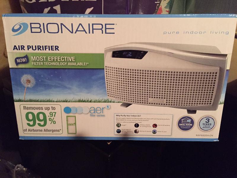 Bionaire 99.97% True HEPA Air Purifier with Allergen Filter NEW