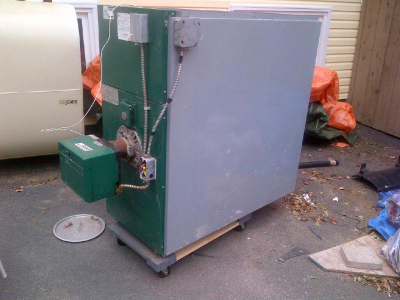 Hot AIr Furnace, Oil Tank, Duct Work