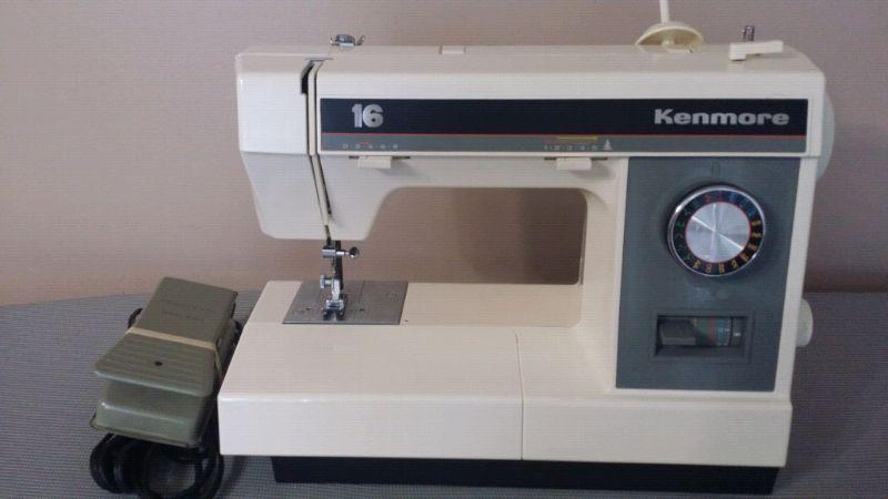 Sear Kenmore 16 stitch sewing machine