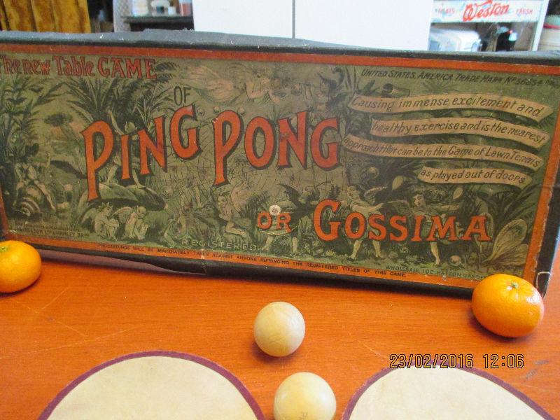 Vintage Ping Pong