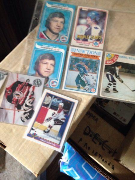 Hockey cards. Wayne Gretzky and other