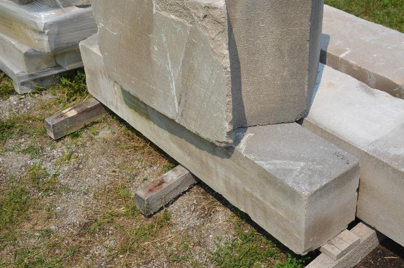 Carving limestone