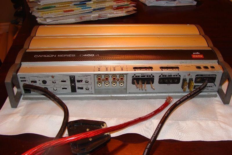 Polk Audio C400.4 MOMO car amplifier