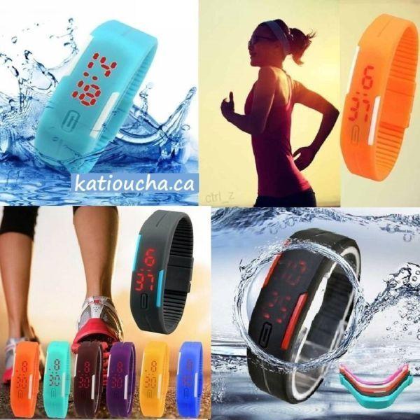 MAGNETIC BRACELET UnisexTriple Resistant Sport Watch;WATER,CHOCK