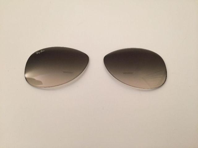 Authentic Gray Gradient Lenses for Ray-Ban Cockpit Sunglasses