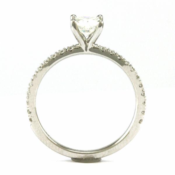 14k White Gold Diamond Engagement Ring(new, 0.89 tdw, 2.2gr)3627