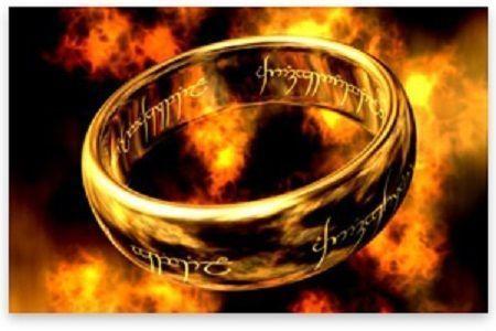 LOTR - Lord of the Rings ONE Ring + 925 Sterling Silver Chain